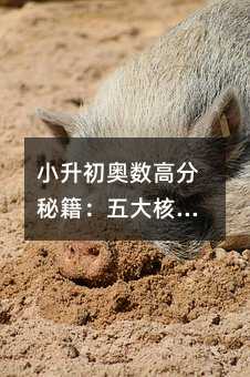 小升初奥数高分秘籍:五大核心技巧助孩子轻松冲刺名校