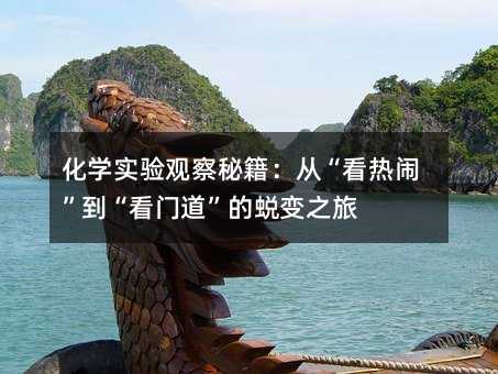 化学实验观察秘籍:从“看热闹”到“看门道”的蜕变之旅
