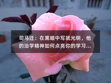 司马迁:在黑暗中写就光明,他的治学精神如何点亮你的学习之路